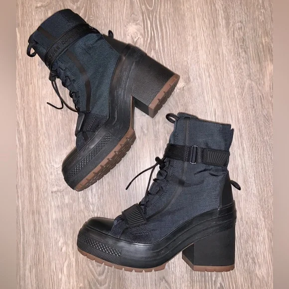 ‼️SALE‼️Wmns Chuck Taylor All Star GR82 Extra-High 'Black' 🖤 - Picture 5 of 16